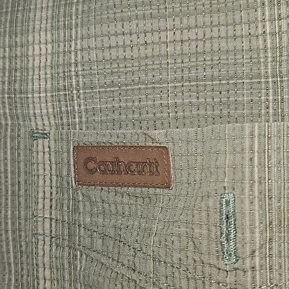 Carhartt Button Down Shirt Size 2XL Fair Condition Please Read) - Picture 2 of 4